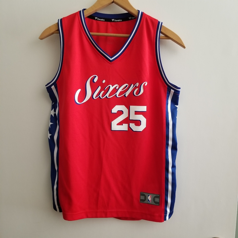 Philadelphia 76ers Red NBA Jersey Alternate Statement Edition Youth Large